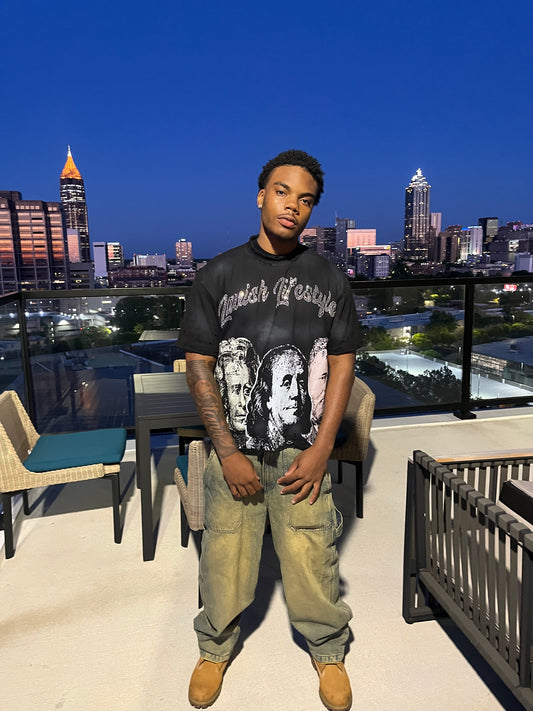 Lavish Lifestyle Distressed Tee
